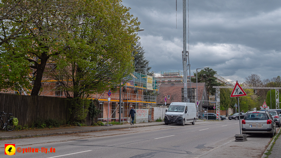 27.04.2023 - Burgfotos von der Baustell Niederalmstraße 16 in Neuperlach
